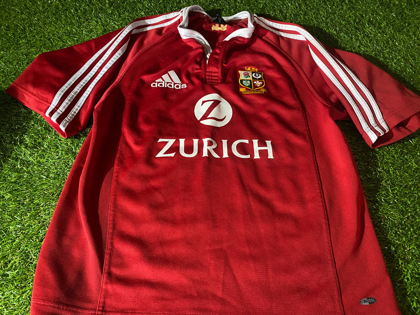 British & Irish Lions Rugby Union Football Small Mans 2005 Adidas Tour of New Zealand Jersey