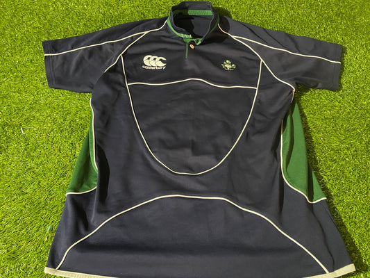 Ireland IRFU Eire Irish Rugby Union Football Large Mans Vintage CCC Made Jersey