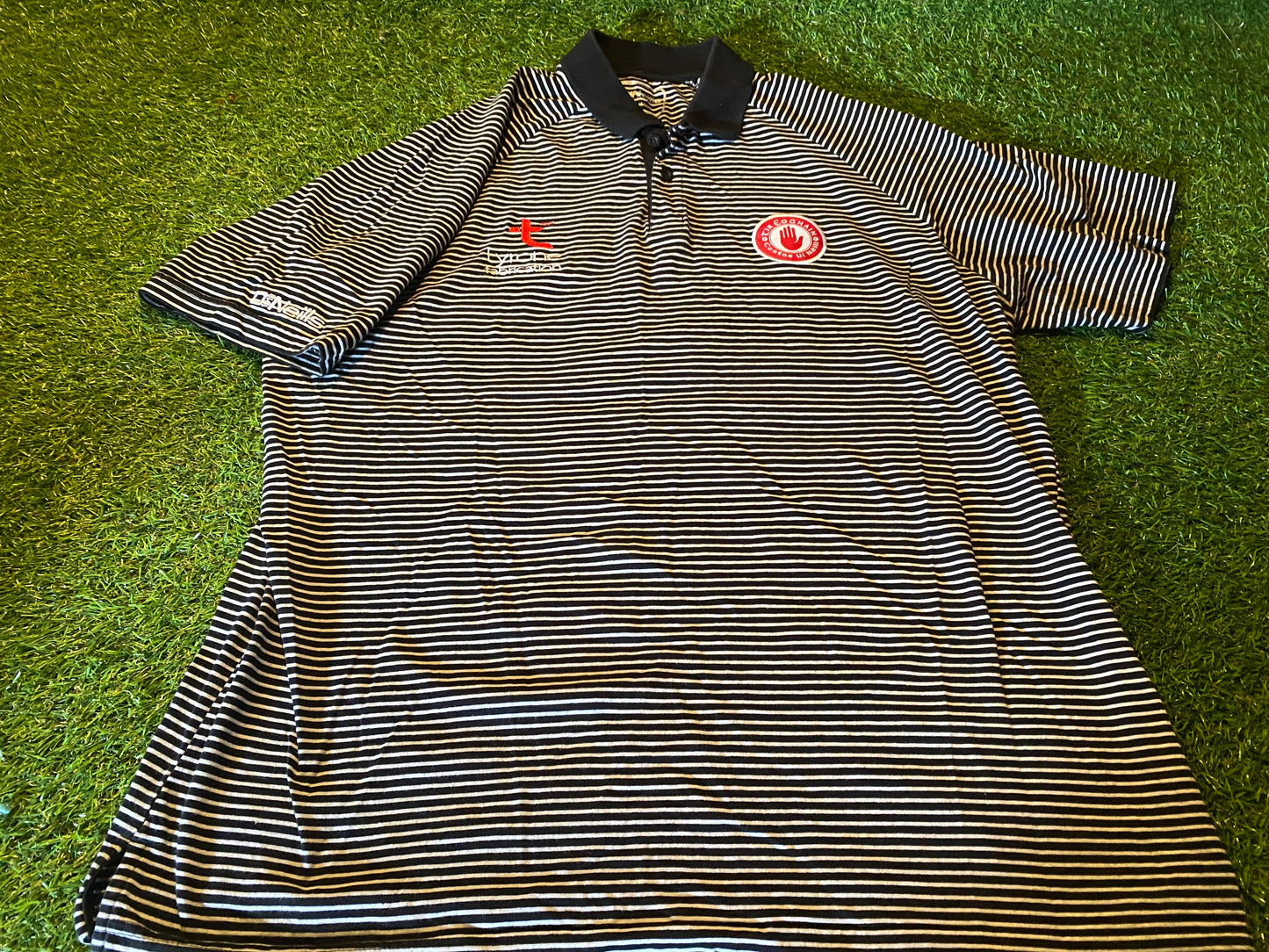 Co Tyrone GAA Gaelic Football Ireland XL Extra Large Mans Polo Jersey