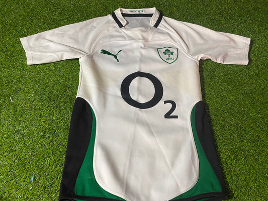 Ireland IRFU Eire Irish Rugby Union Small Mans Puma Made Longer Tight fit Jersey