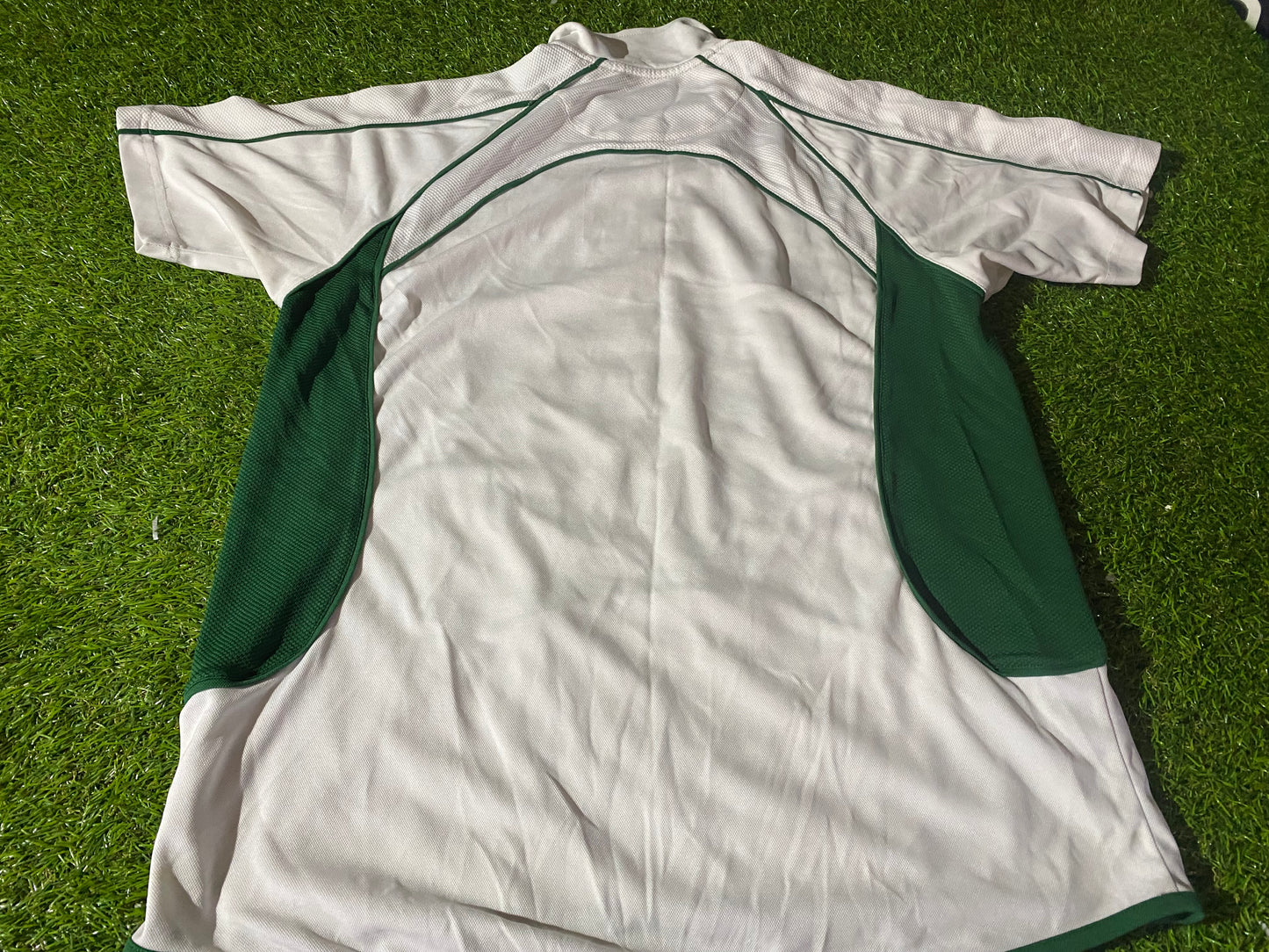 Ireland IRFU Eire Irish Rugby Union Football Large Mans Vintage CCC Made Polo Jersey