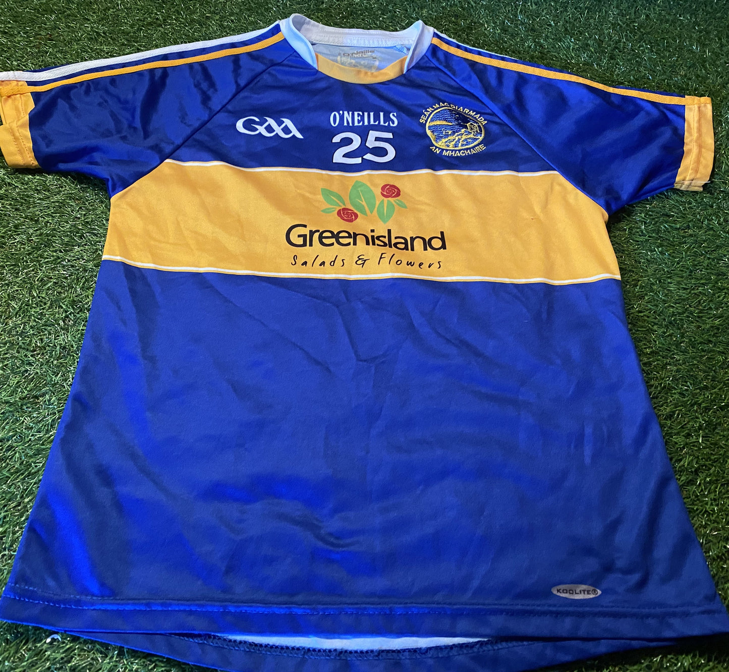 Maghery Seam McDermotts GAA Gaelic Football Ireland Medium Mans Match Worn no25 Jersey