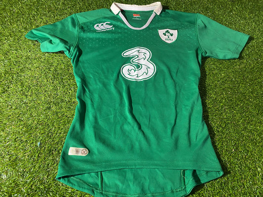 Ireland IRFU Eire Irish Rugby Union Football Medium Mans CCC Player Issued Tight Fit Jersey