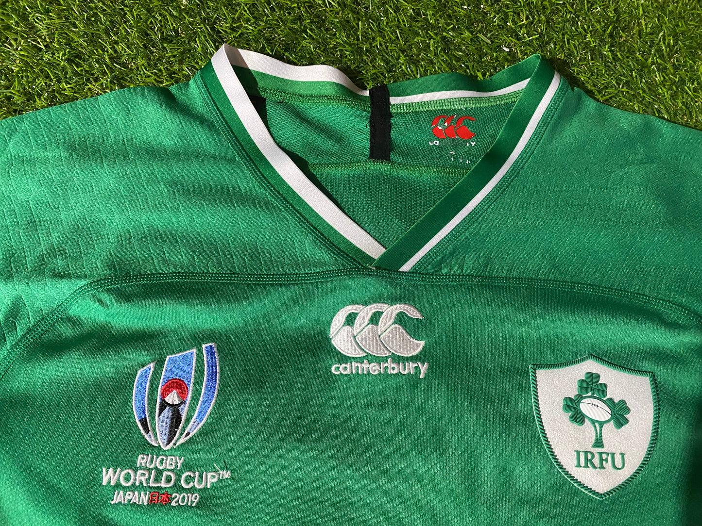 Ireland Eire Irish Rugby Union Small Mans CCC Made World Cup 2019 Home Jersey