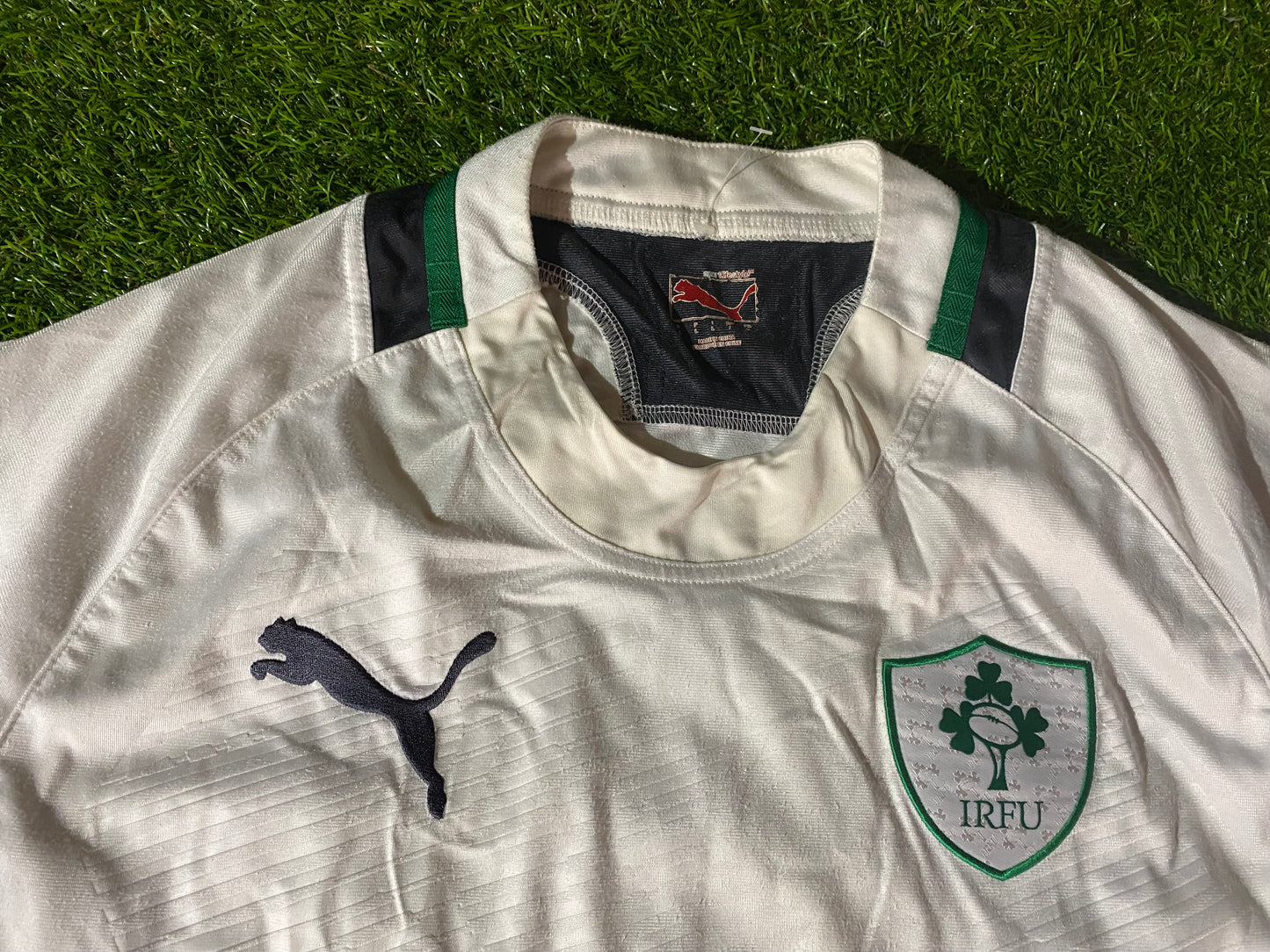 Ireland IRFU Eire Irish Rugby Union Football Large Mans Puma Made Away Jersey