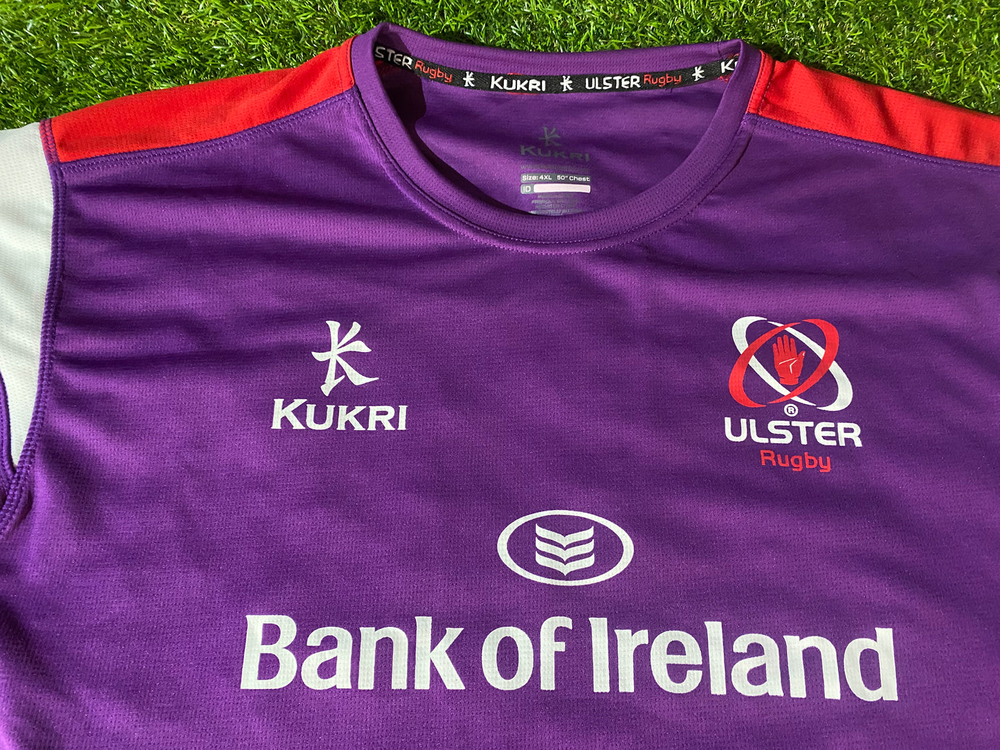 Ulster Northern Ireland Rugby Union Football Big XXL 2XL Mans Kukri Made Leisure Jersey