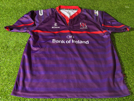 Ulster Northern Ireland Rugby Union Football Big XXL 2XL Mans Kukri Made Jersey