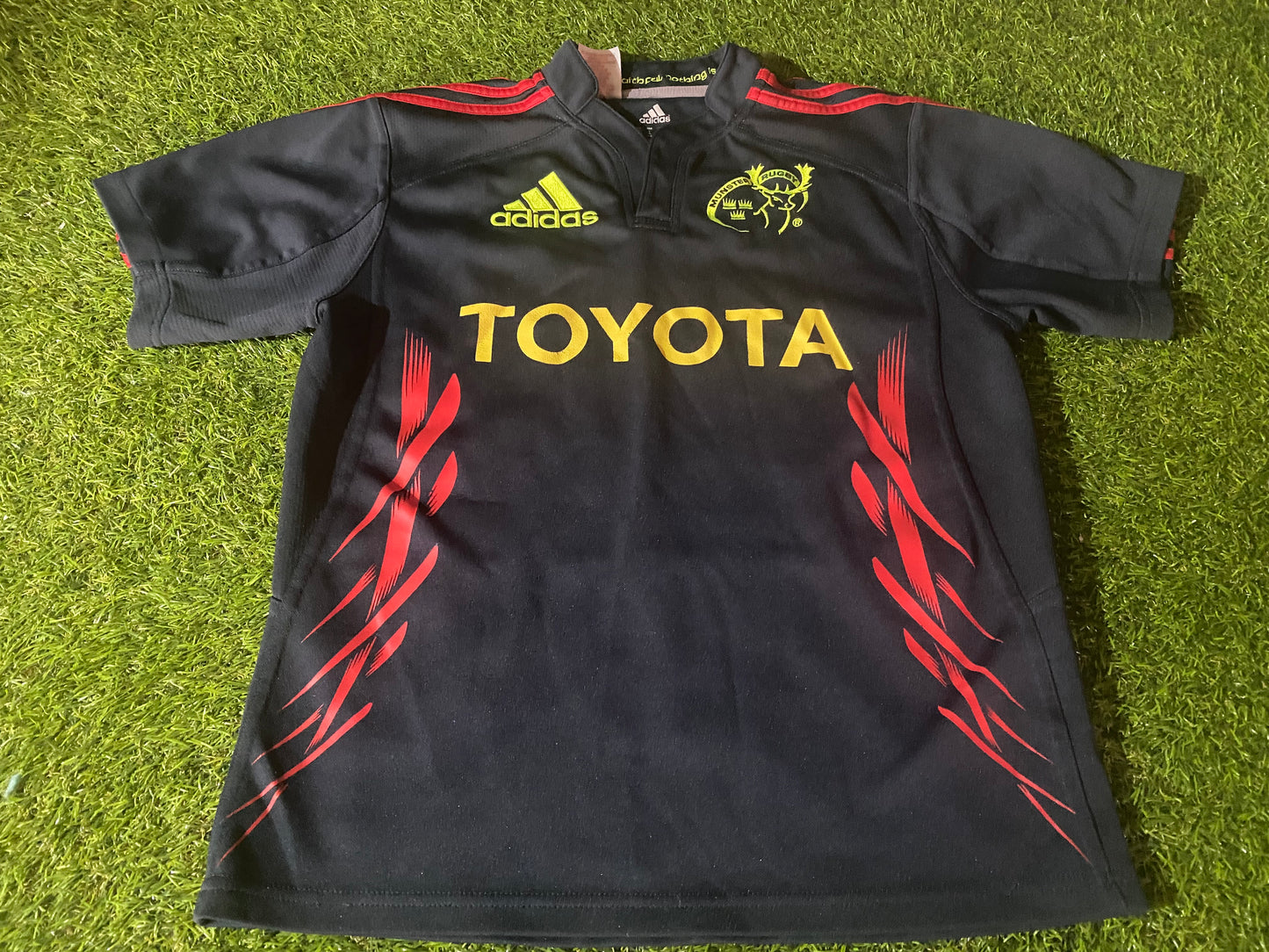 Munster Eire Irish Ireland Rugby Union XL Boys 13-14 Year Adidas Jersey