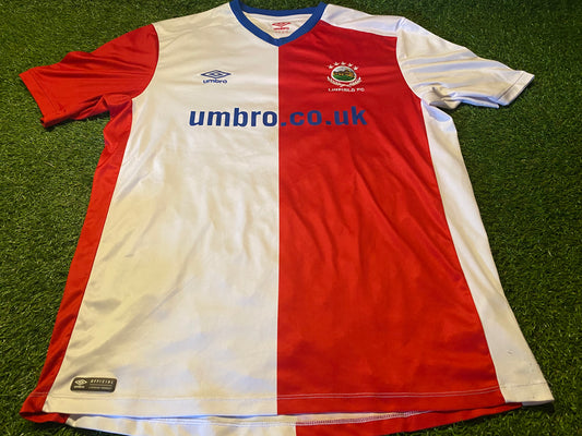 Linfield FC Northern Ireland Soccer Football XXL 2XL Mans Umbro Made Away Jersey