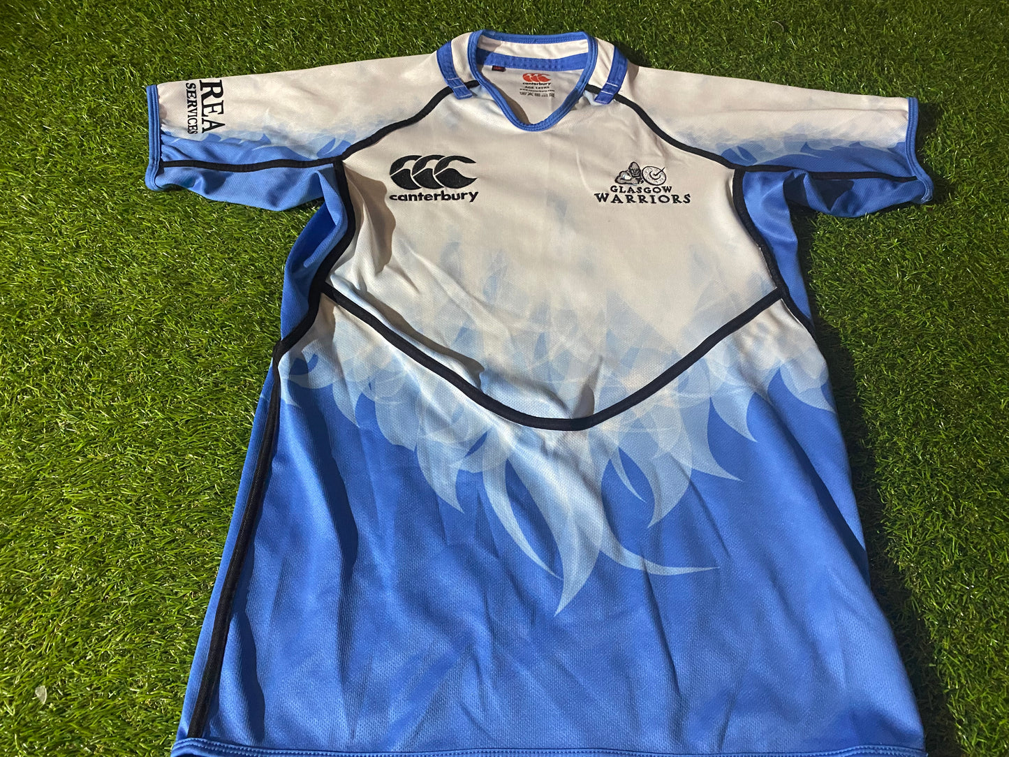 Glasgow Warriors Scotland Scottish Rugby Union Football Youths / X Small Mans CCC Made Jersey