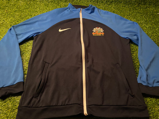 Glenavon FC Northern Ireland Football Large Mans Nike Made Full Zip Up Jacket