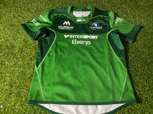 Connacht  Irish Eire Ireland Rugby Union Large Boys 10-12 Year Old Home Jersey