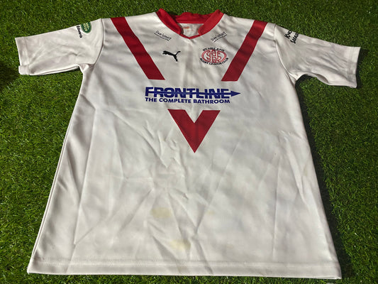 St Helens England Rugby League Football Youths / X Small Mans Puma Made Jersey