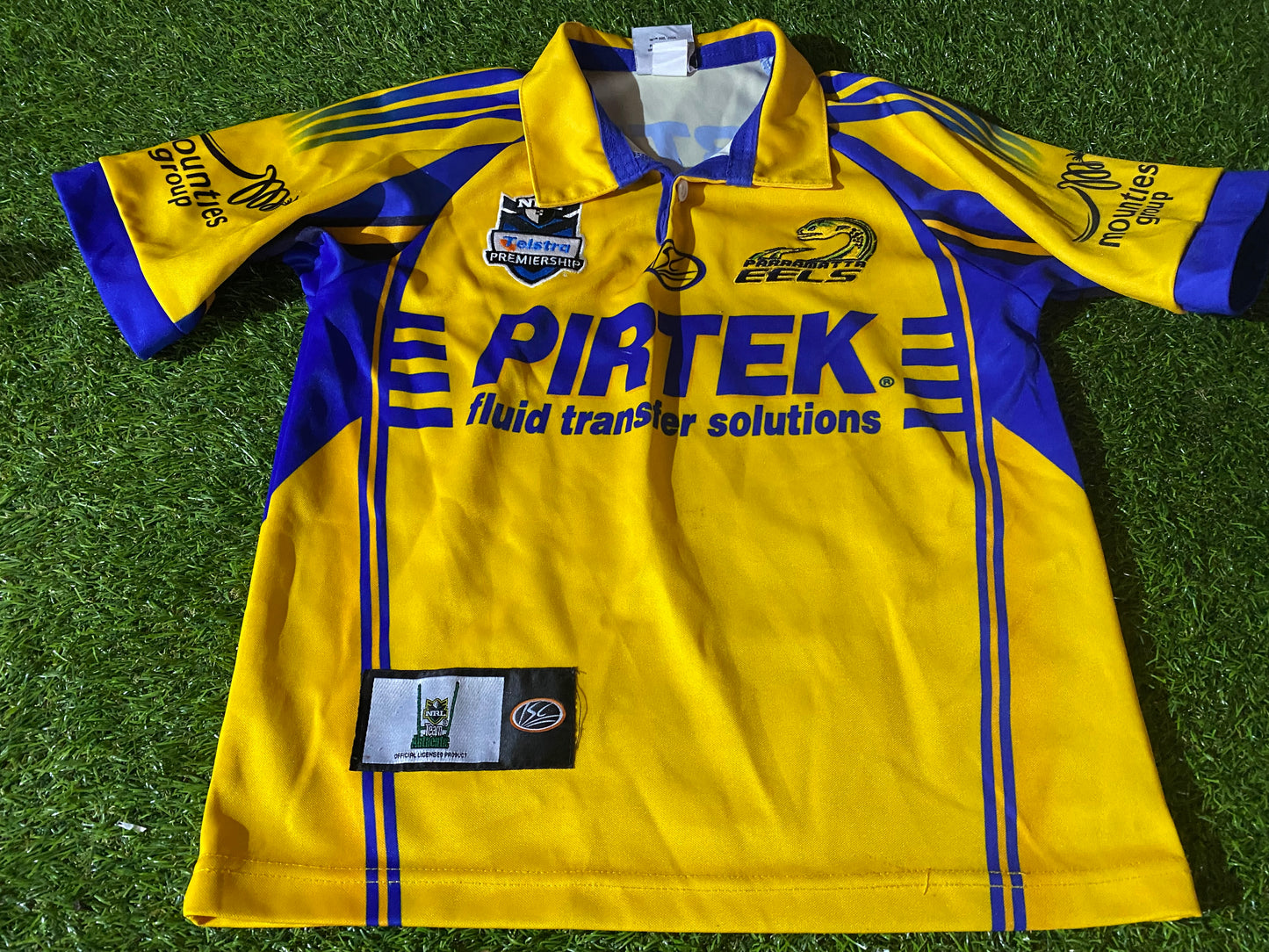 Paramata Eeels NRL Rugby League Football Large Boys 10-11 Year Old Jersey