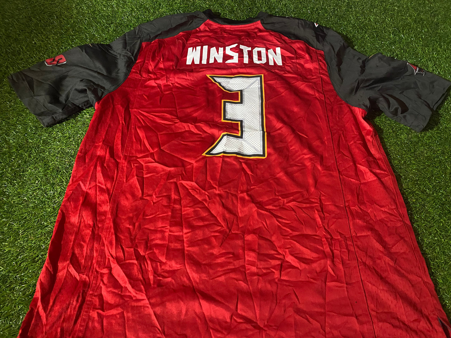 Tampa Bay Buccaneers USA NFL American Football XL Extra Large Mans Winston no3 Nike Jersey