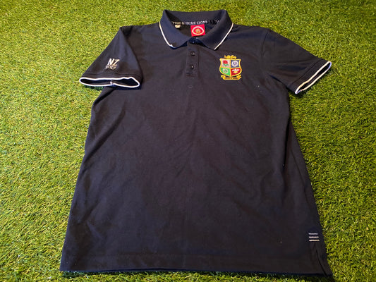 British Lions Rugby Union Football New Zealand 2017 Tour Small Mans Polo Jersey