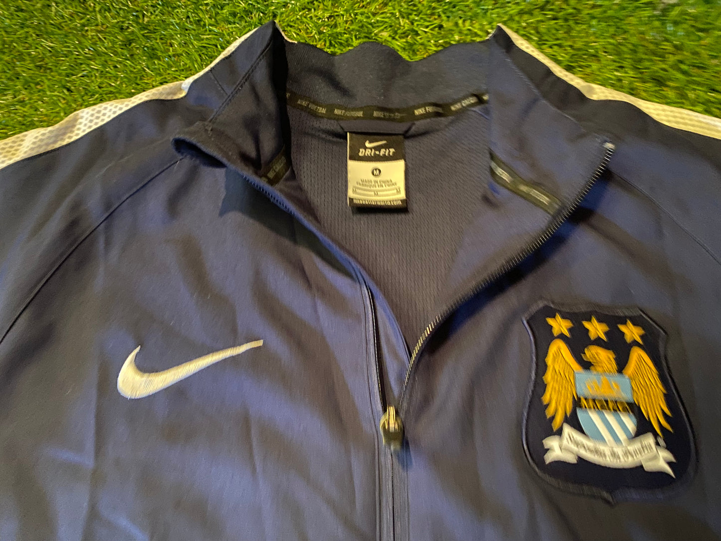 Manchester City England Football Medium Mans Nike Made Full Zip Up Tracksuit Jacket