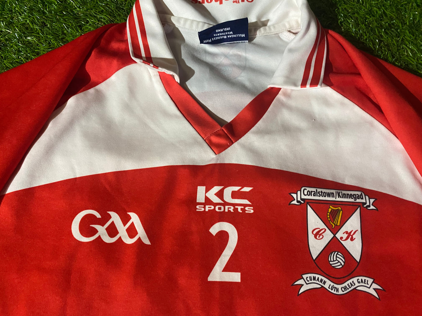 Coralstown/Kinnegad Co Westmeath GAA Gaelic Football Small mans Match Worn no2 Jersey