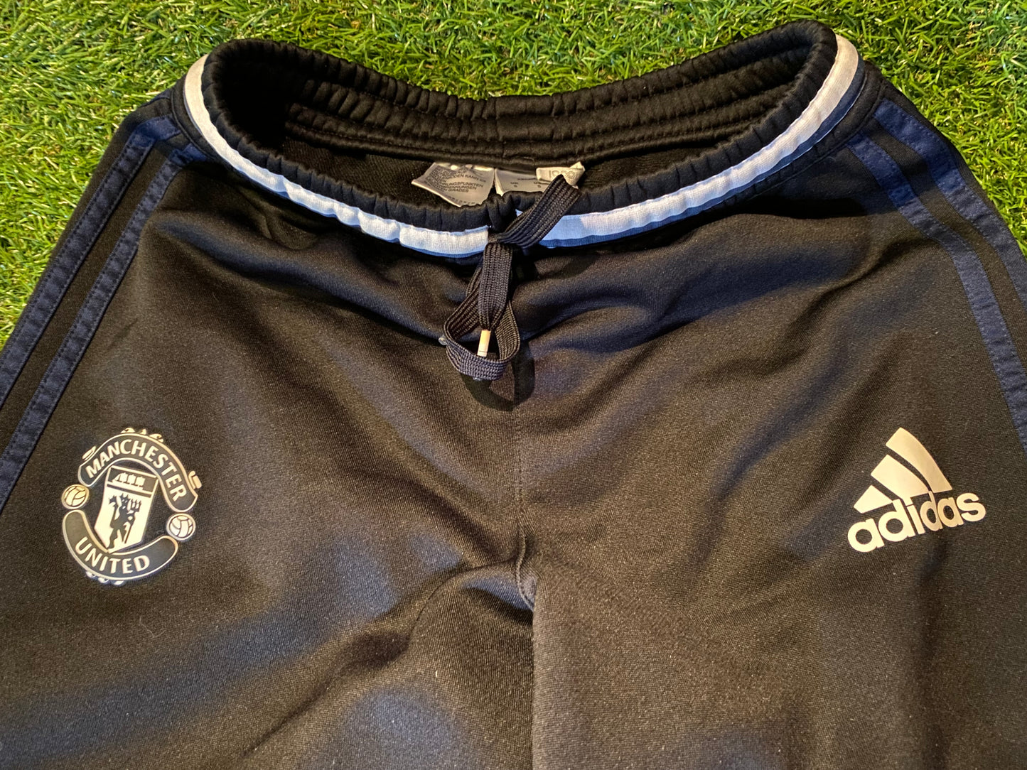 Manchester United England Football Small Mans Adidas Single Layer Tracksuit Bottoms