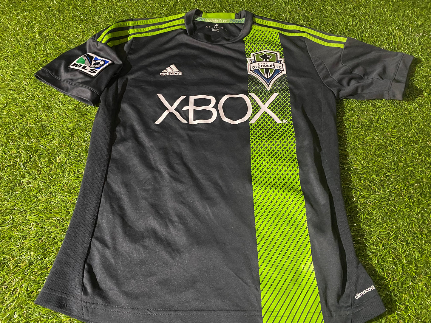 Seattle Sounders USA MLS Soccer Football XL Boys / Youths Adidas Made Jersey