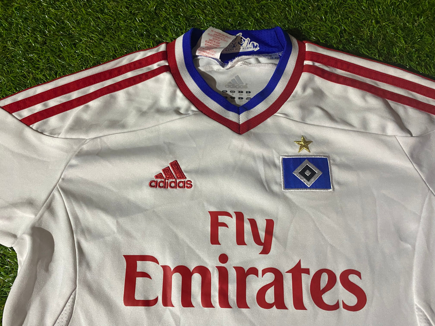 Hamburger Hamburg SV FC Bayern Munich Germany Soccer Football Large Boys 10-11 yr Adidas Made Jersey