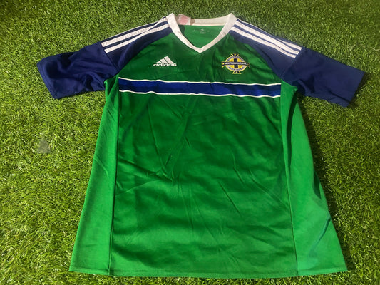 Northern Ireland Ulster Soccer Football XL Boys / Youths 2016 Adidas Made Home Jersey