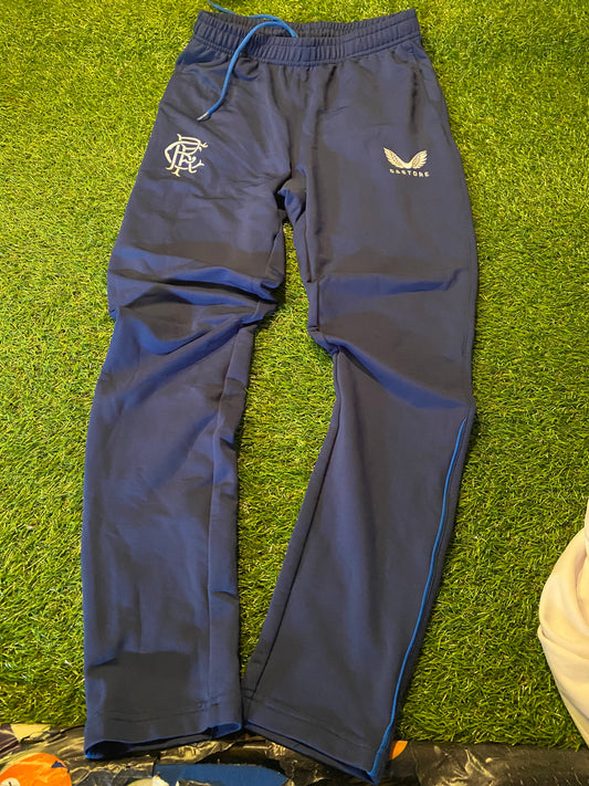 Glasgow Rangers Scotland Soccer Football Small Mans Castore Training Bottoms