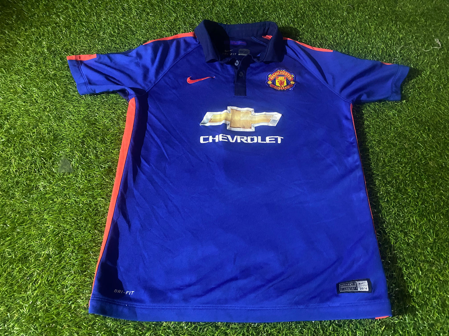 Manchester United England Soccer Football XL Boys / Youths Rafael no2 EPL Away Jersey