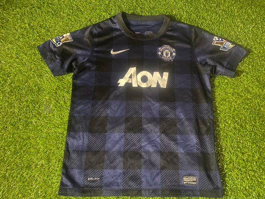 Manchester United England Soccer Football XL Boys / Youths v Persie no20 EPL Away Jersey