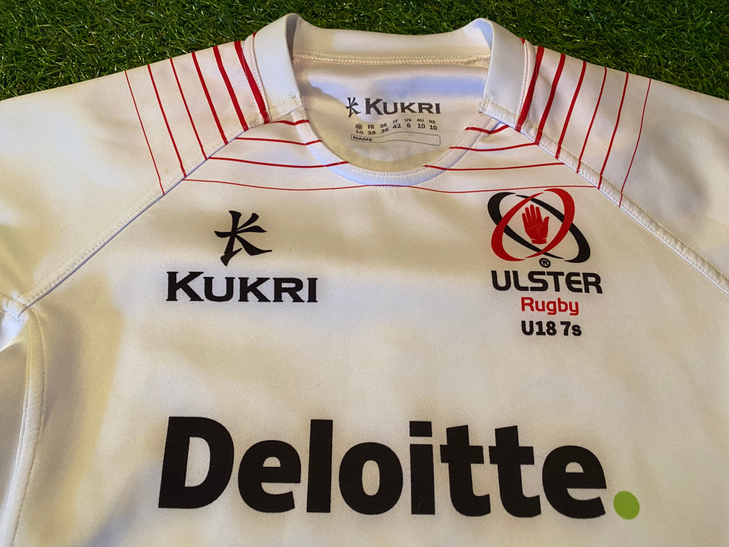 Ulster Northern Ireland Rugby Union Football Womans Females Ladies Size 10 Match Worn Jersey