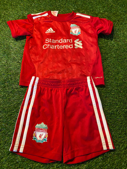 Liverpool FC England Football Baby Boy Girl 6-9 Month Top & Shorts Set