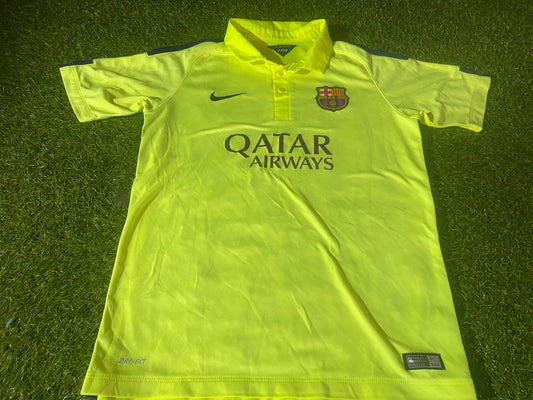 FCB Barcelona Spain Soccer Football XL Boys / Youths 13-14 yr Nike Made Away Jersey