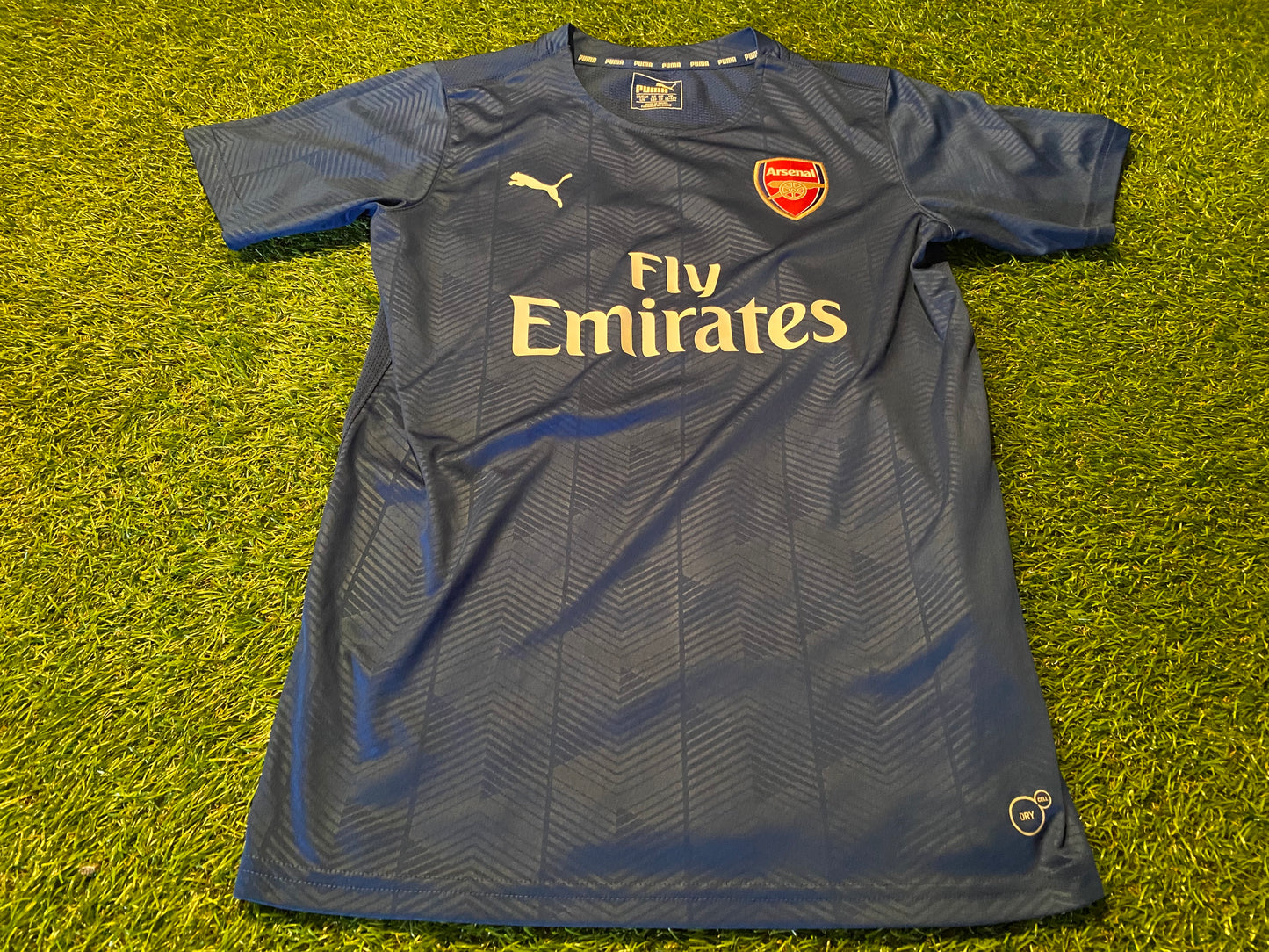 Arsenal Gunners Soccer Football Large Boys 10-12 Year Old Puma Made Jersey