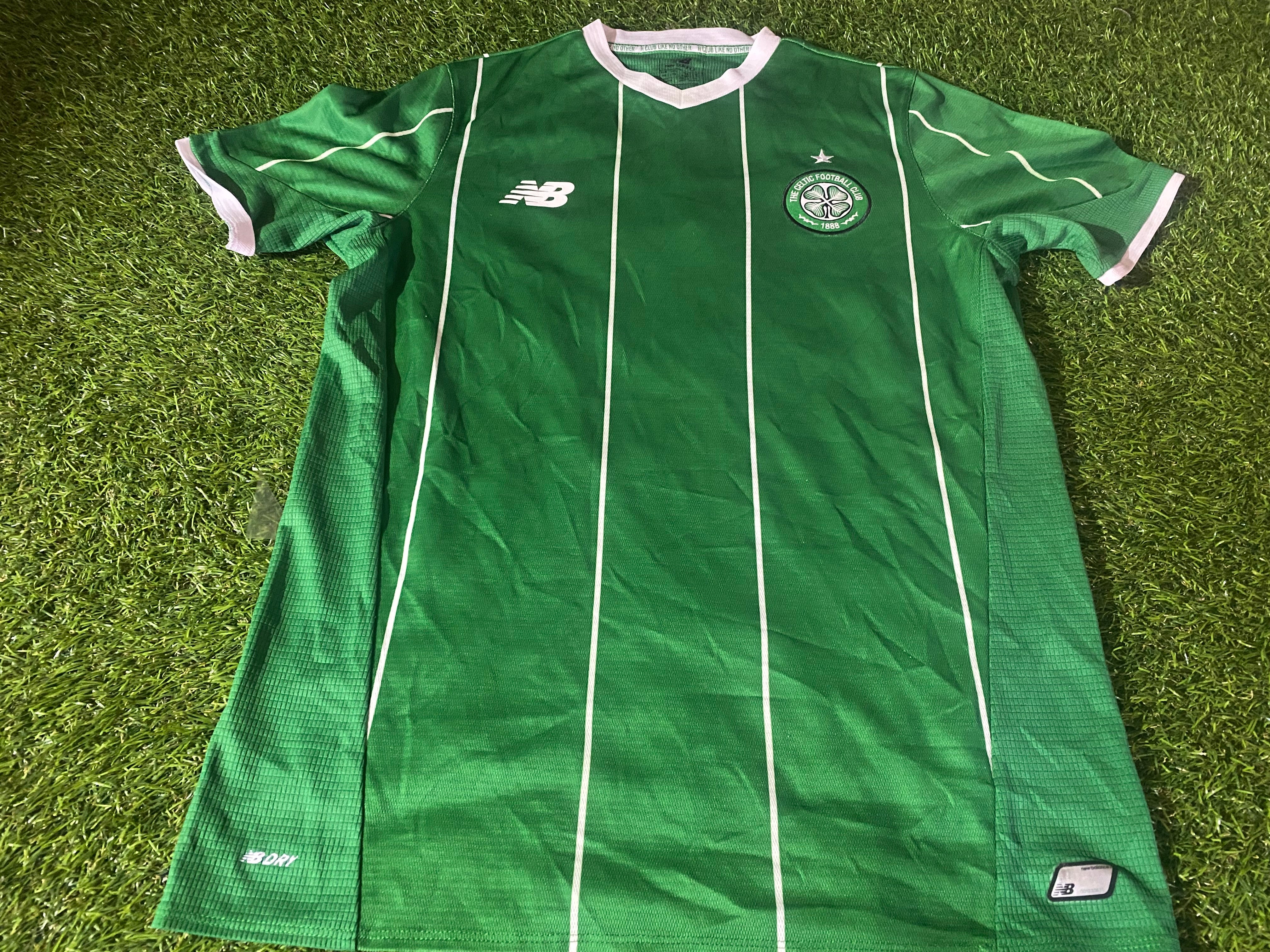 Celtic FC Scotland Scottish Soccer Football XL Boys Youths New Balance Made Away Jersey