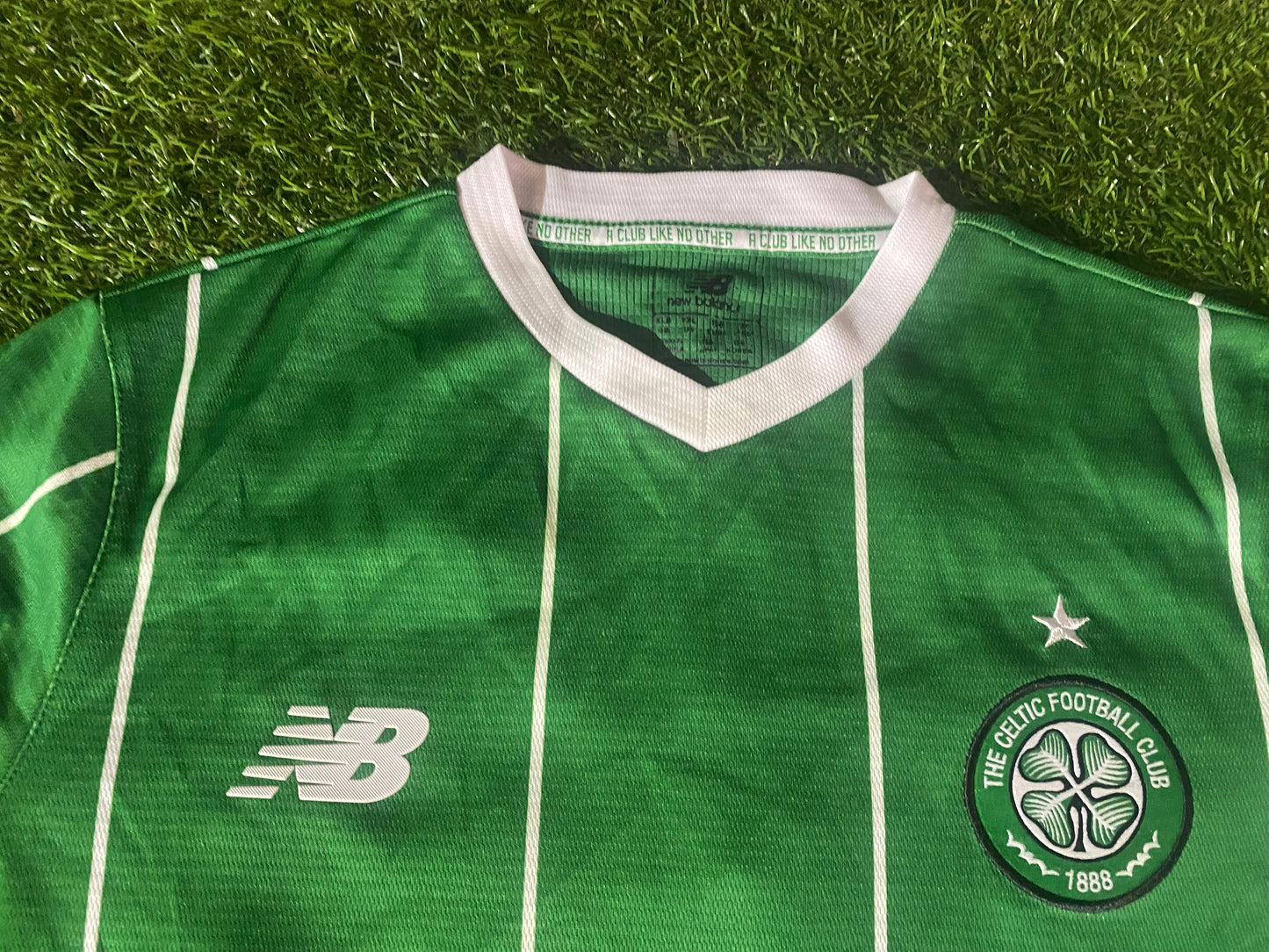 Celtic FC Scotland Scottish Soccer Football XL Boys / Youths New Balance Made Away Jersey