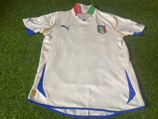 Italy Italian Italia Soccer Football XL Boys / Youths Puma Made Away Jersey