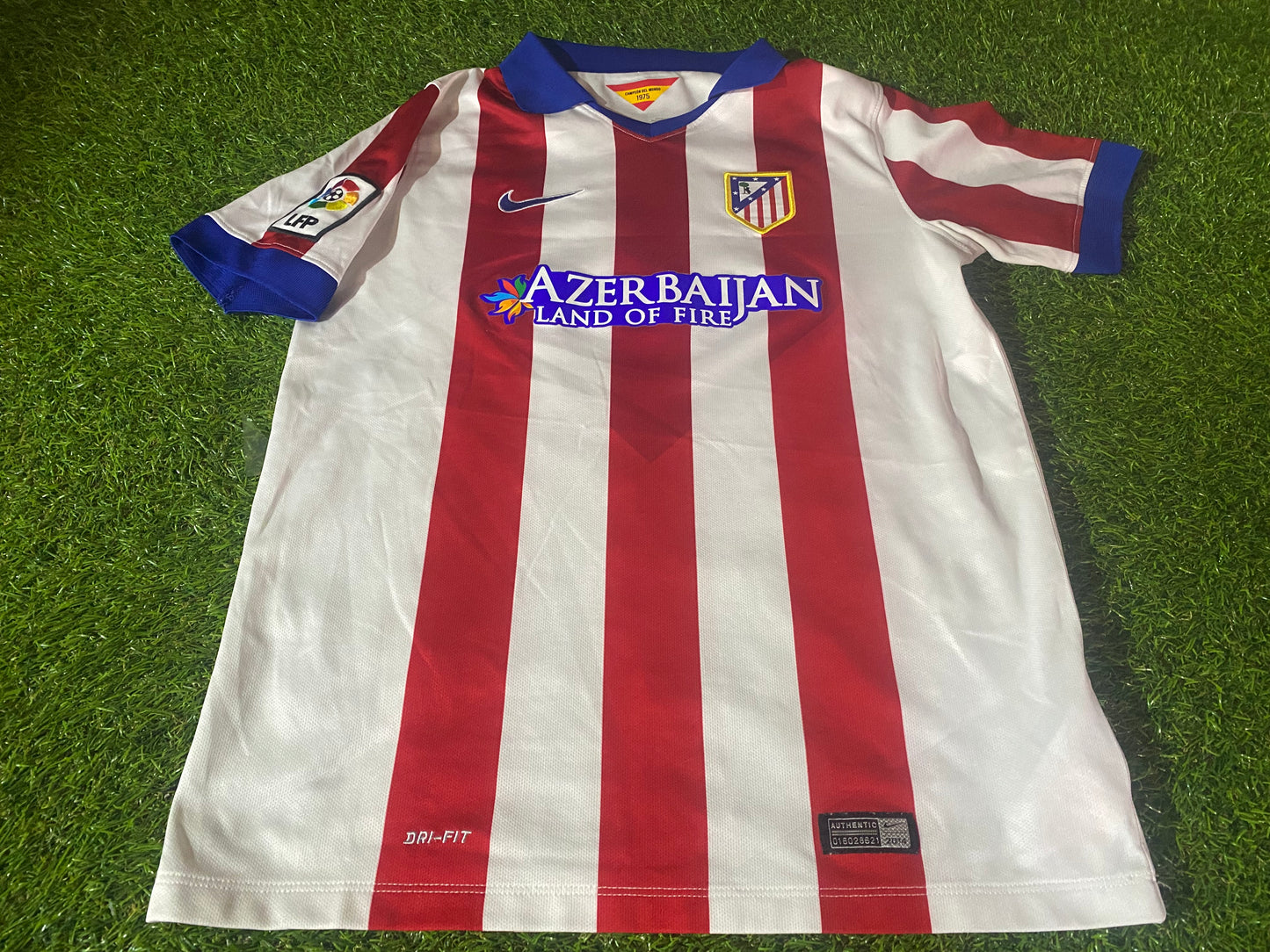 Atletico Madrid Spain La Liga Football Soccer XL Bouys / Youths Koke no6 Nike Home Jersey