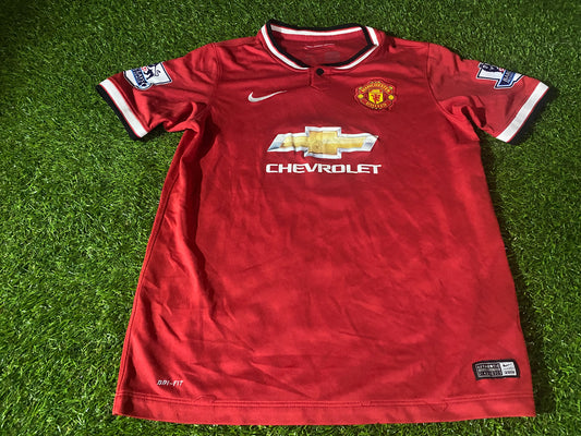 Manchester United England Soccer Football XL Boys / Youths Di Maria no7 Home Jersey