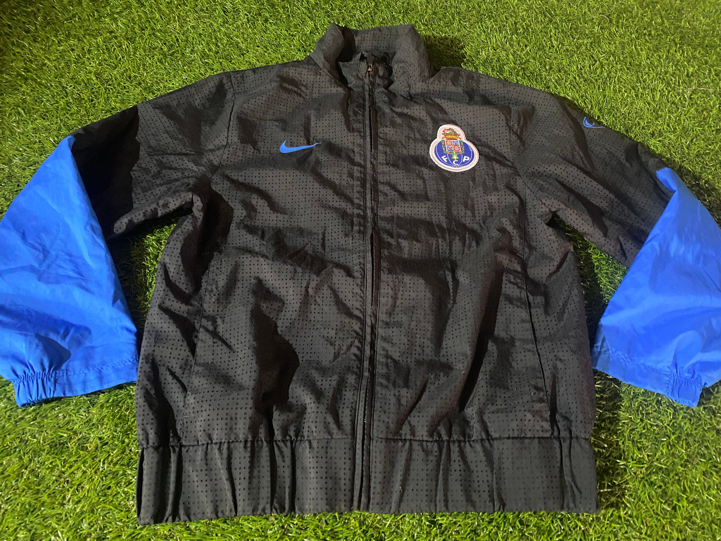 FCP Porto Portugal Soccer Football Medium Boys 9-10 Year Old Nike Zip Up Tracksuit Jacket