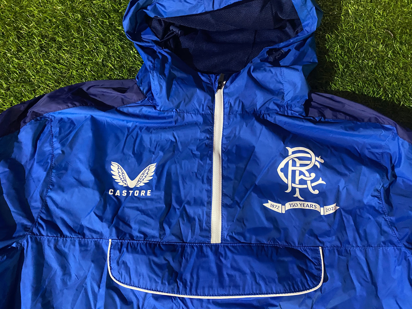 Glasgow Rangers Scotland Soccer Football Small Mans Lighter Training Jacket / Coat