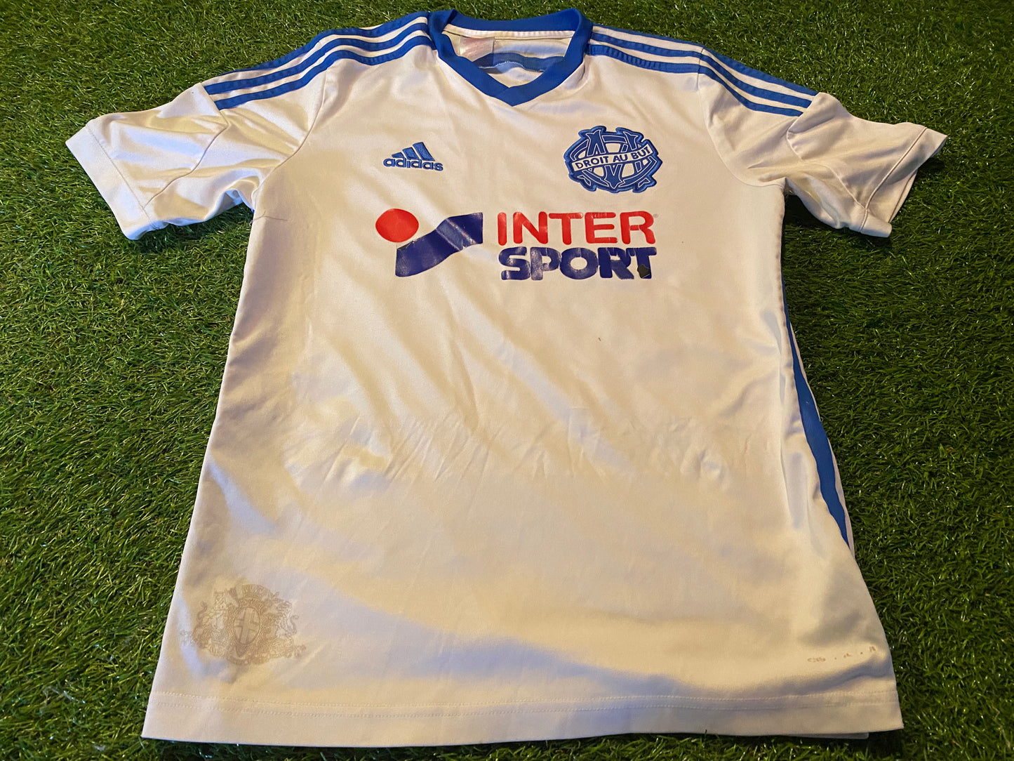 Marseille FC France French Soccer Football Small Mans Adidas Made Home Jersey