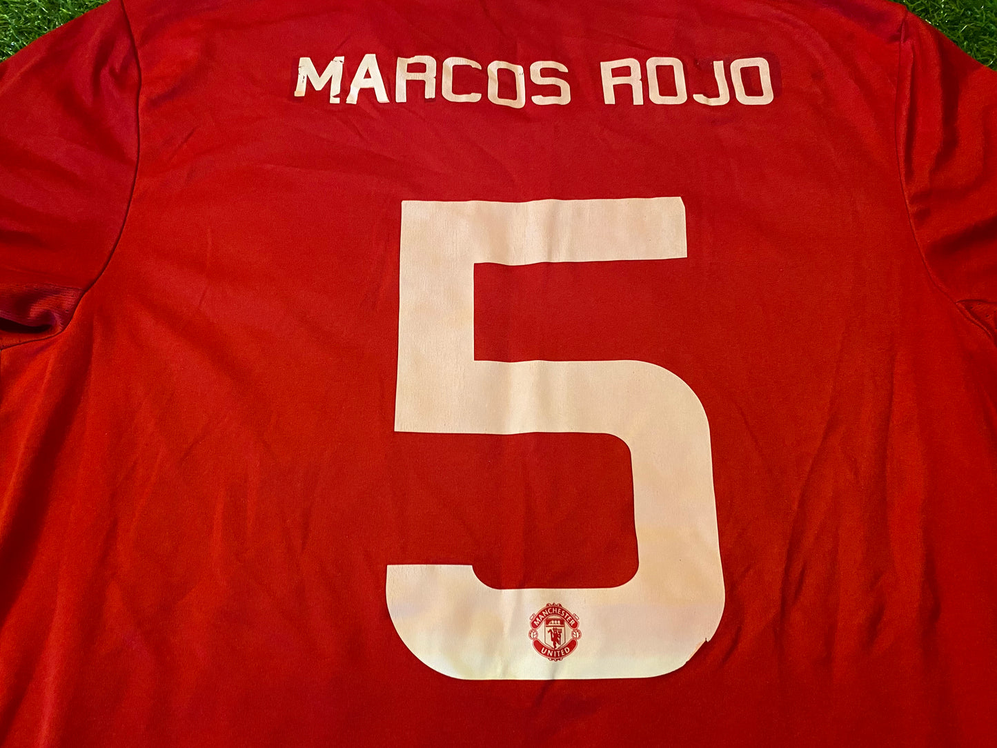 Manchester United England Football Large Mans 2017 EFL Cup Final Marcos Rojo no5 Jersey