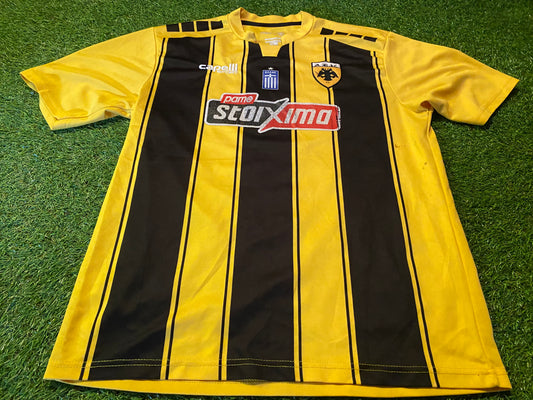 AEK Athens Greece Greek Soccer Football Large Mans Home Jersey