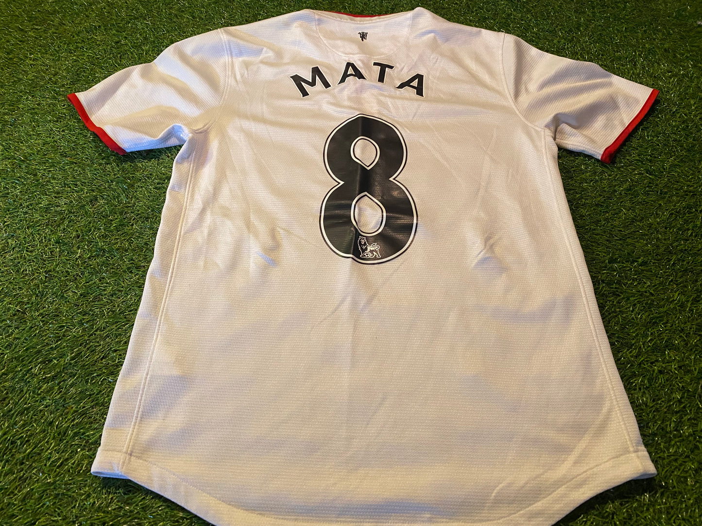 Manchester United England Soccer Football Small Mans Nike Made Mata no8 Away Jersey