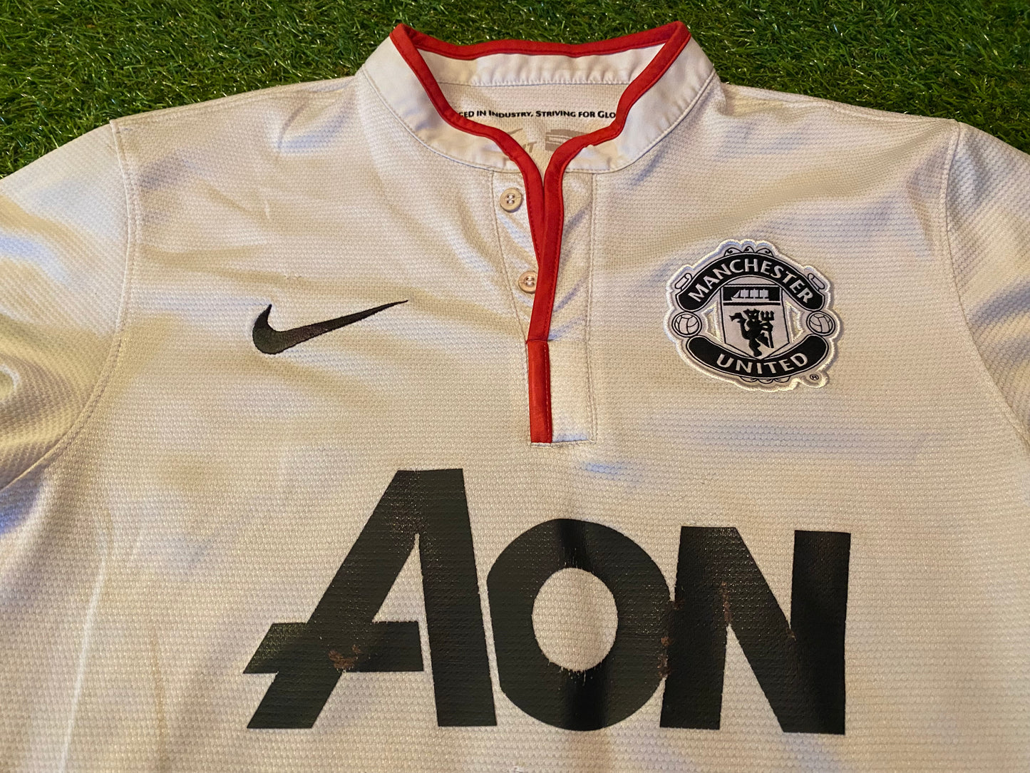 Manchester United England Soccer Football Small Mans Nike Ryan Giggs no11 Away Jersey