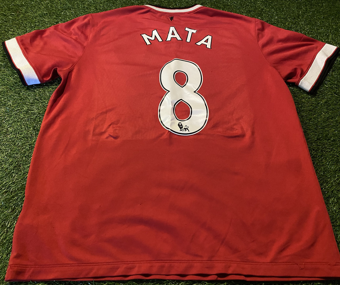 Manchester United England Football XL Extra Large Mans Mata no8 Nike Home Jersey