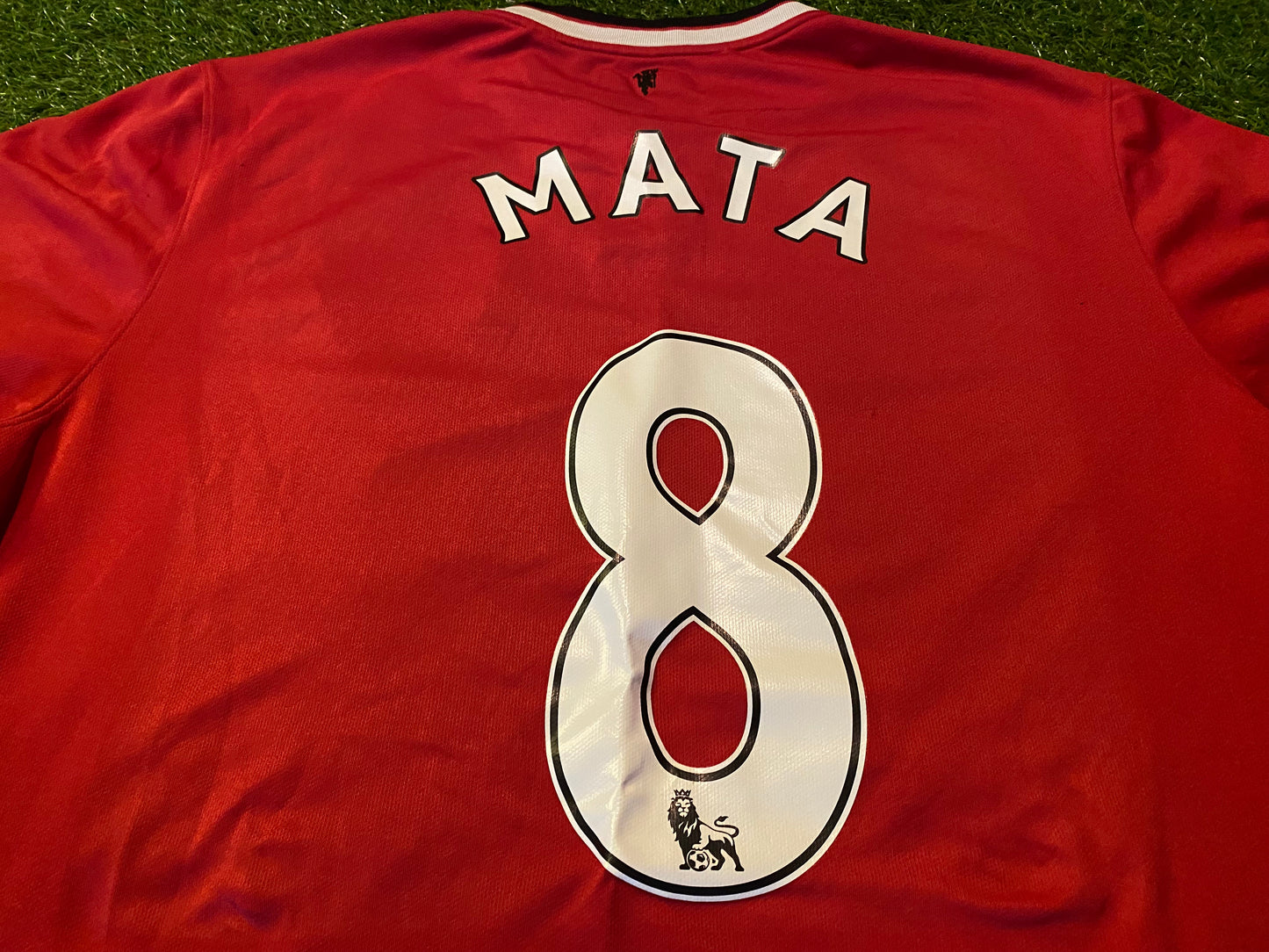 Manchester United England Football XL Extra Large Mans Mata no8 Nike Home Jersey