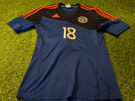 Ceres La Salle Phillipines Soccer Football Small Mans Adidas no18 Jersey