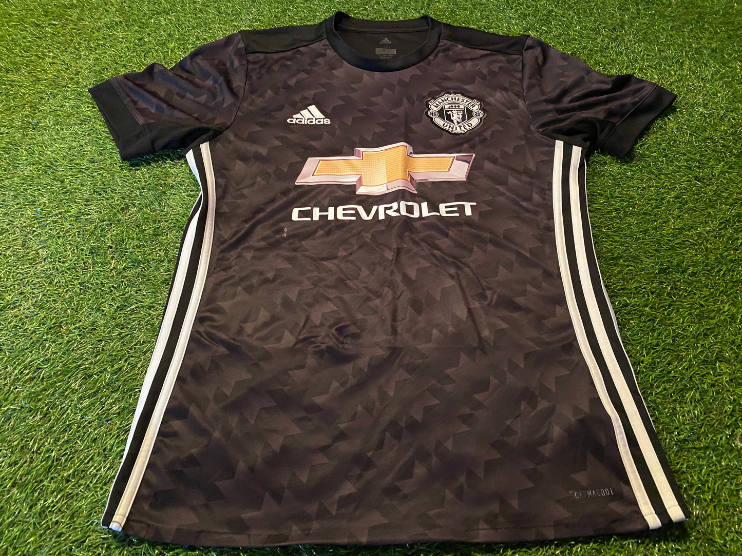 Manchester United England Soccer Football Small Mans Adidas 2017 Away Jersey