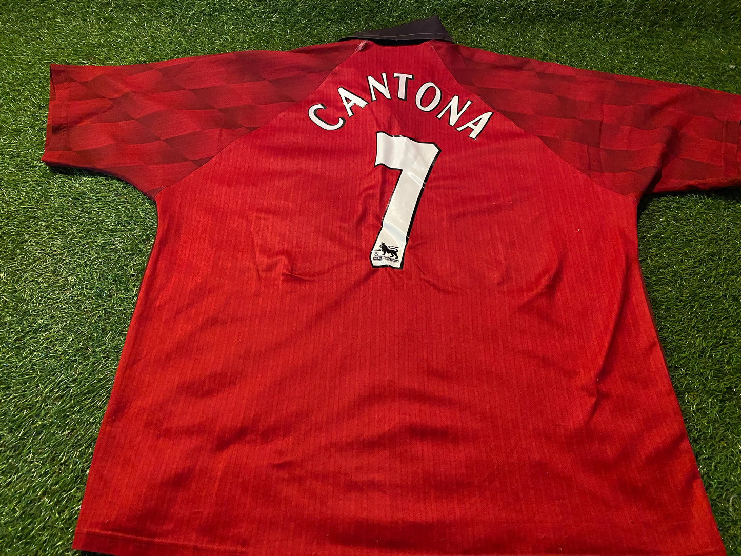 Manchester United Football England Rare Vintage 1996 XL Extra Large Mans Cantona no7 Jersey